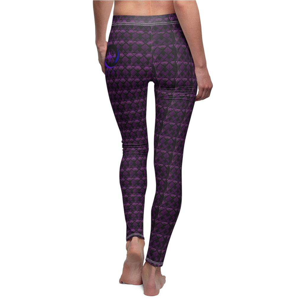 “Limitless” Diamond Women's Leggings (Purple)