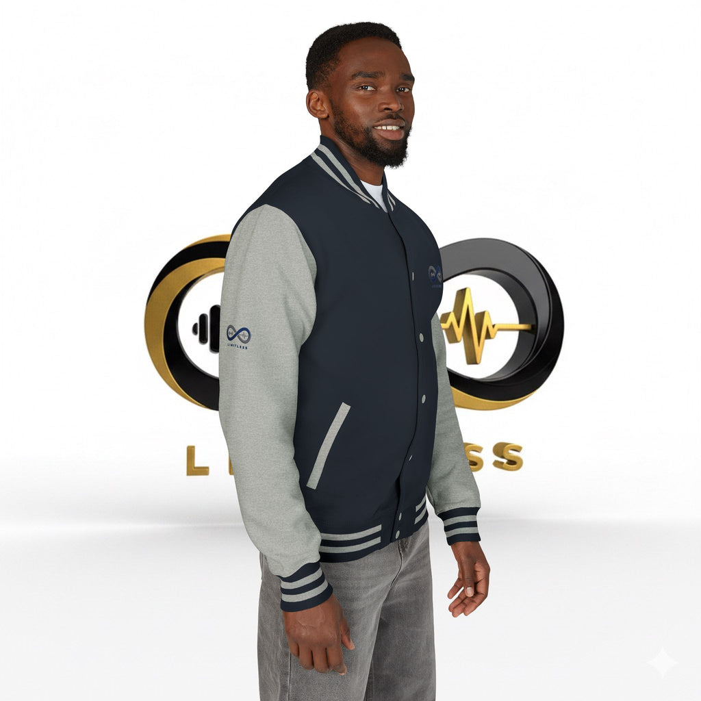 “Limitless” Unisex Heavyweight Letterman Jacket