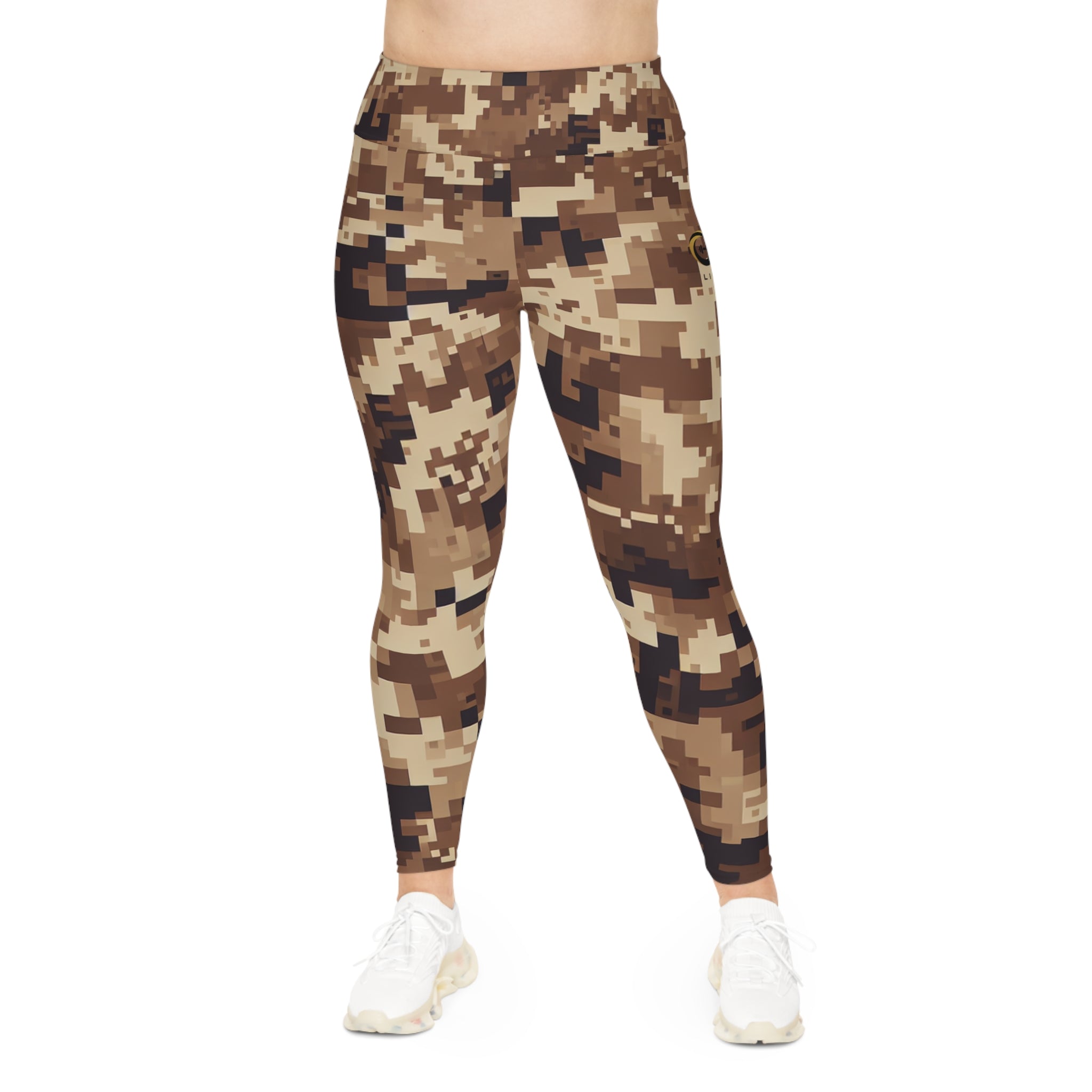 “Limitless” Camo More to Love Leggings (Brown)