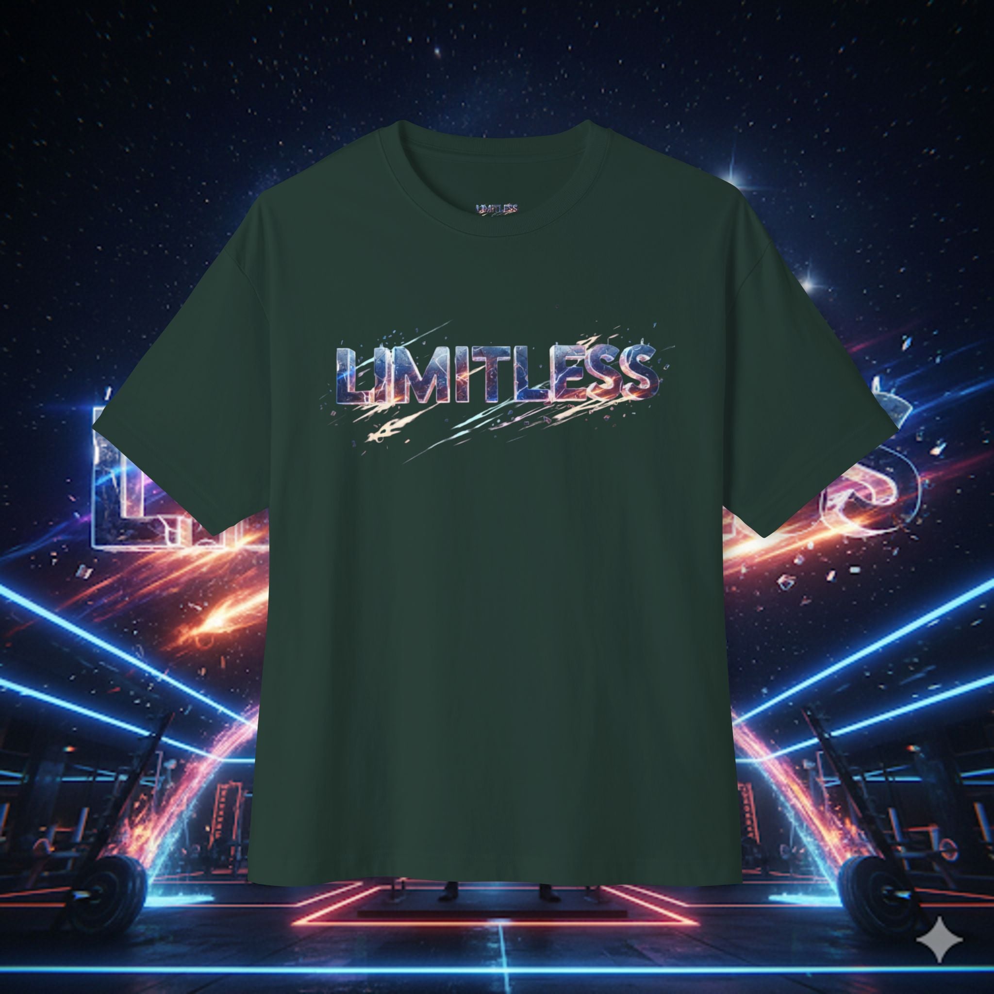 “Limitless” Unisex Oversized Boxy Tee