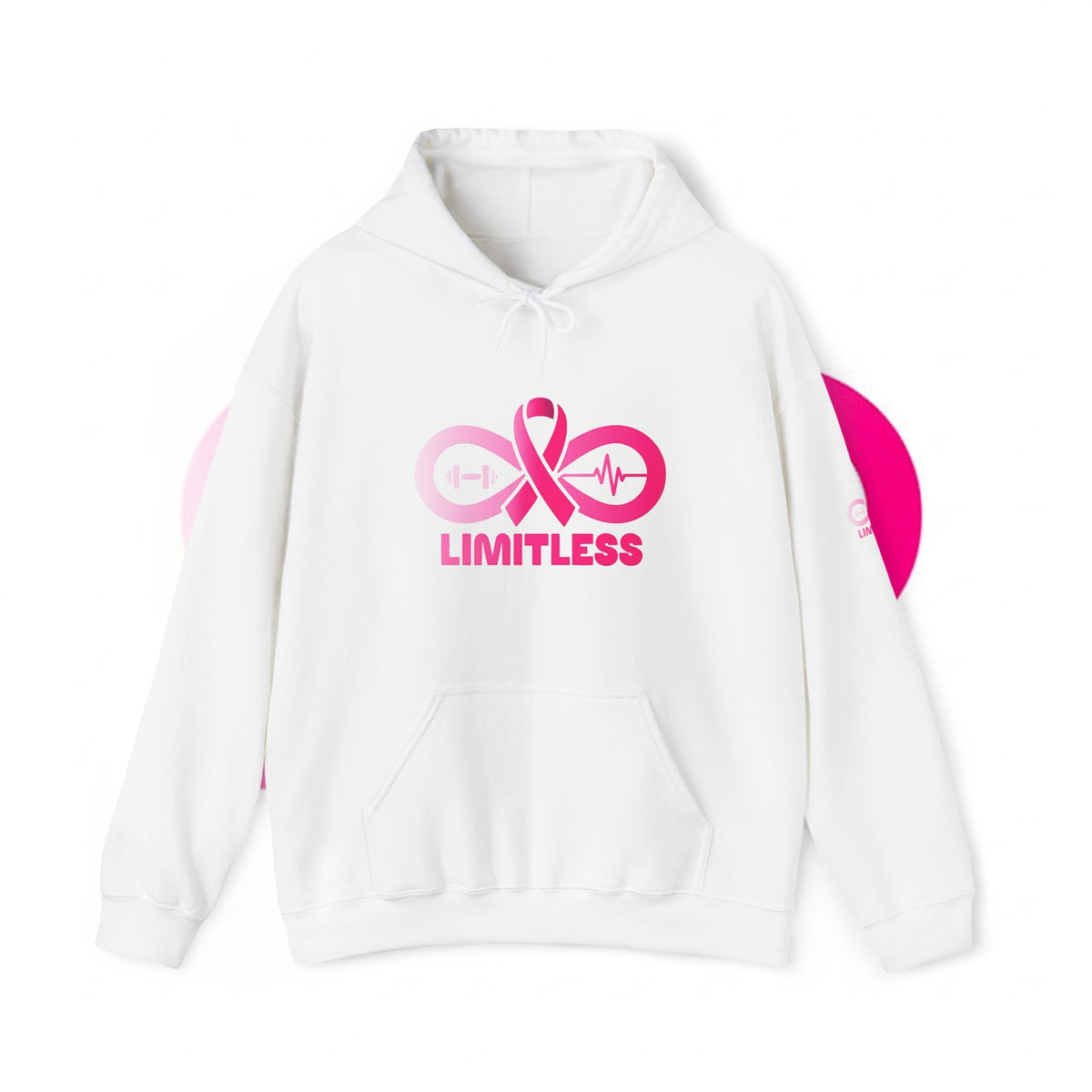 “Limitless” Breast Cancer Awareness Unisex Hooded Sweatshirt