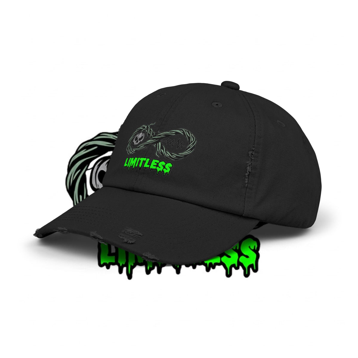 “Limitless” Halloween Unisex Distressed Cap