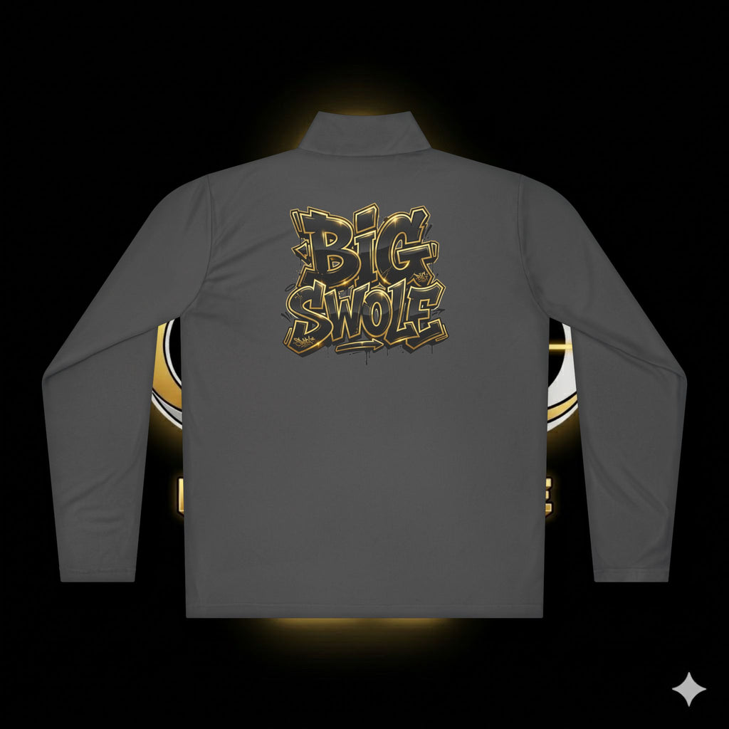 “Big Swole” Unisex Quarter-Zip Pullover