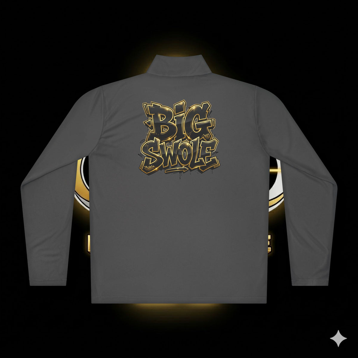 “Big Swole” Unisex Quarter-Zip Pullover