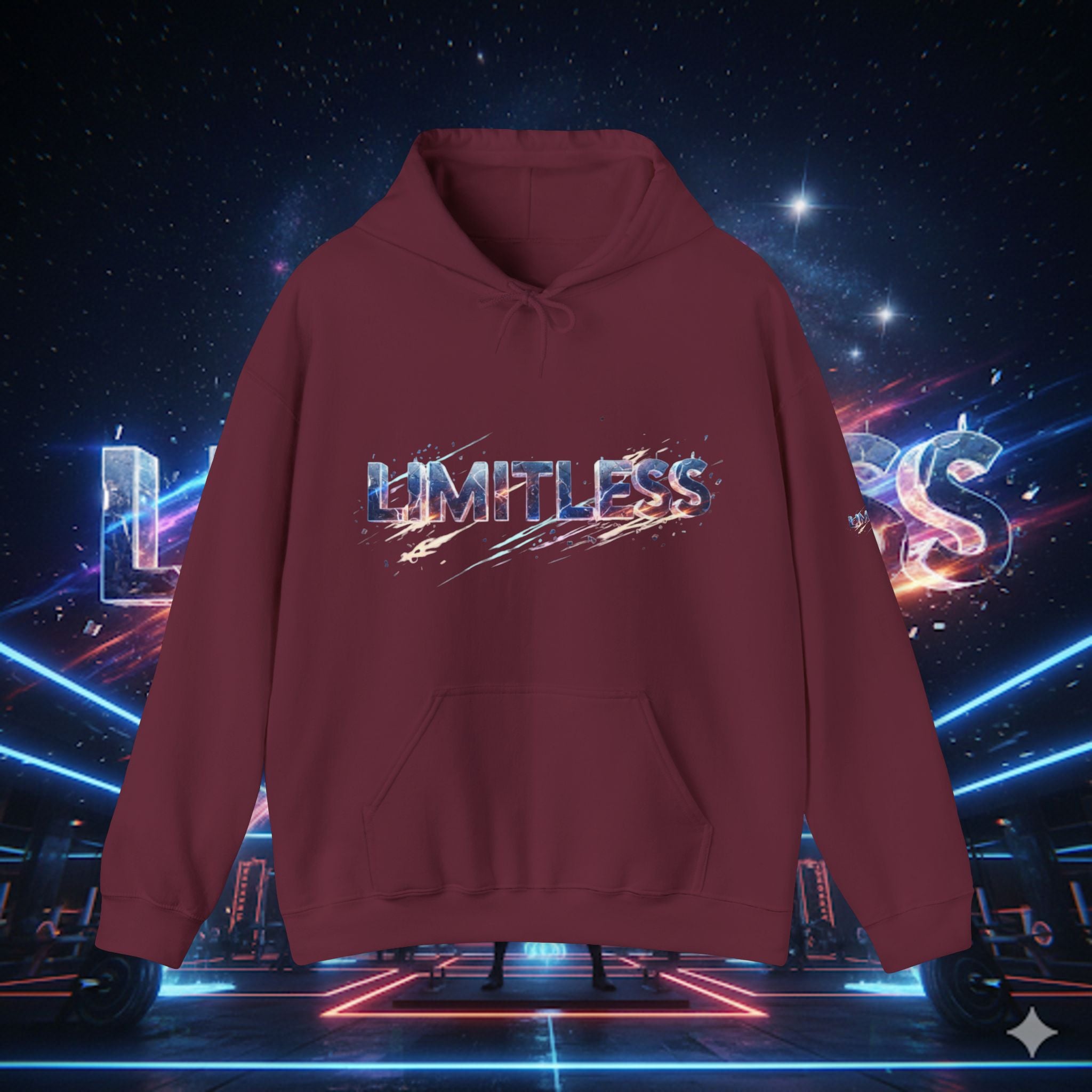 “Limitless BOLD ” Unisex Hooded Sweatshirt