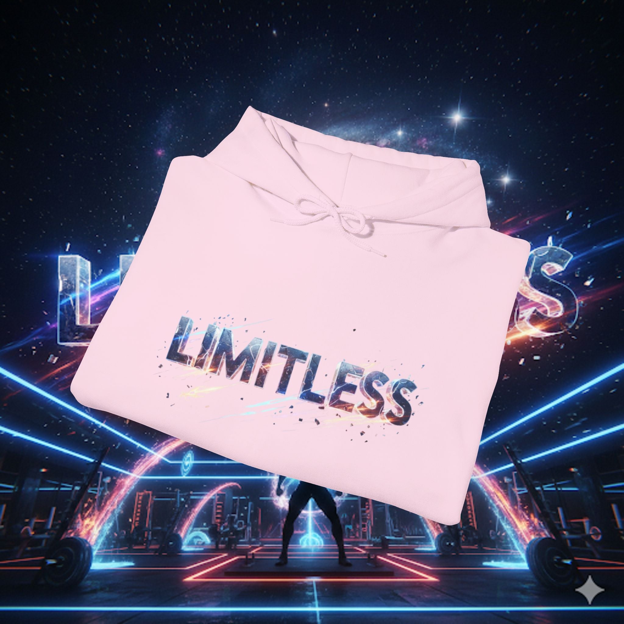 “Limitless” Unisex Hooded Sweatshirt