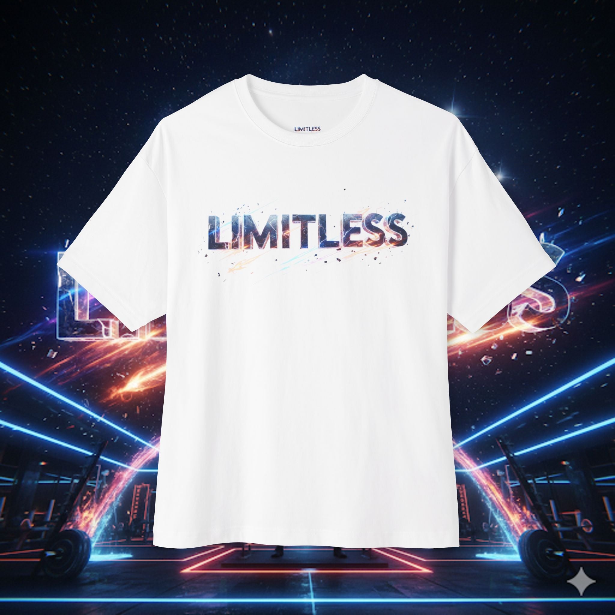 “Limitless” Unisex Oversized Boxy Tee