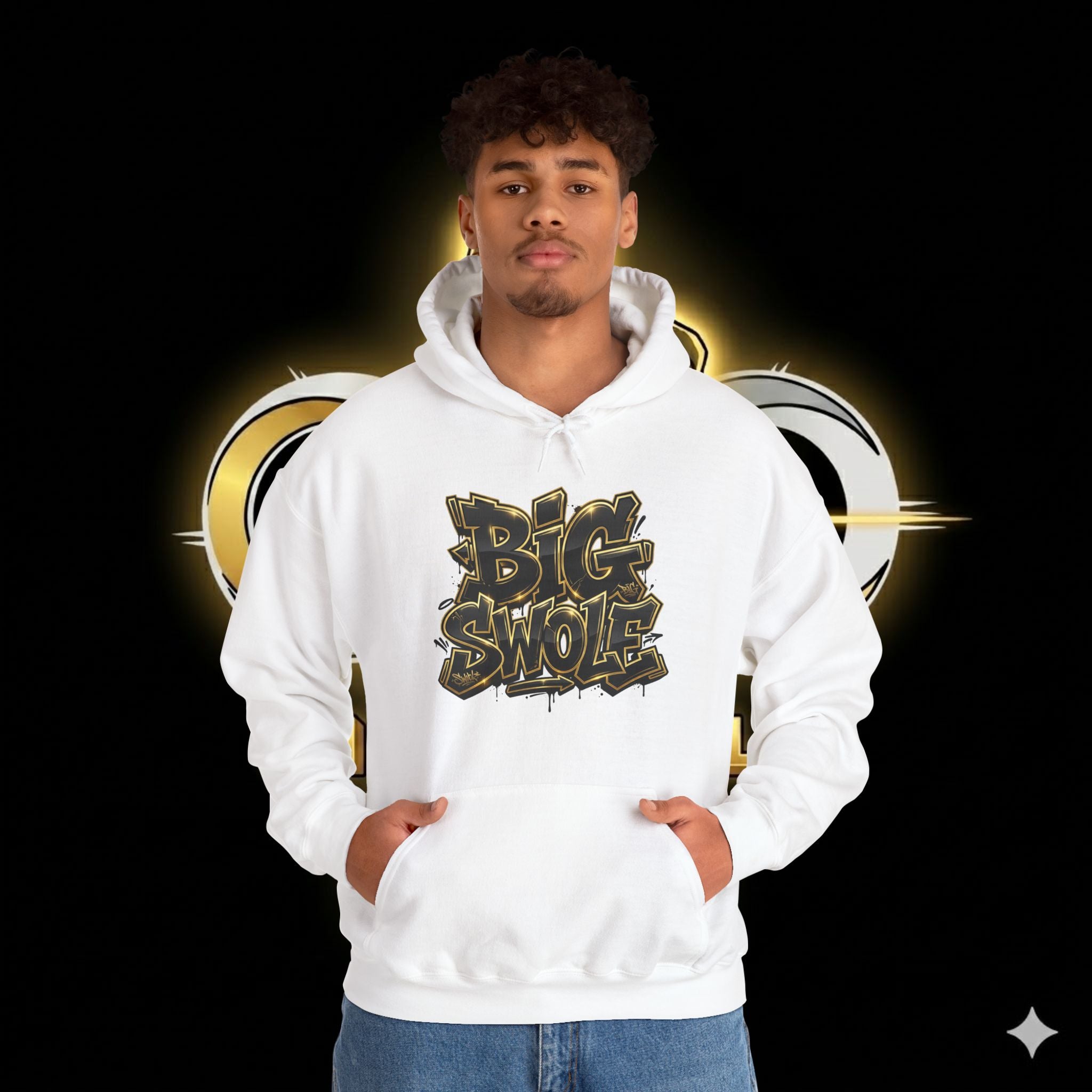“Big Swole” Unisex Hooded Sweatshirt