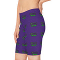 “Limitless” Halloween Women's Bike Shorts (Purple)