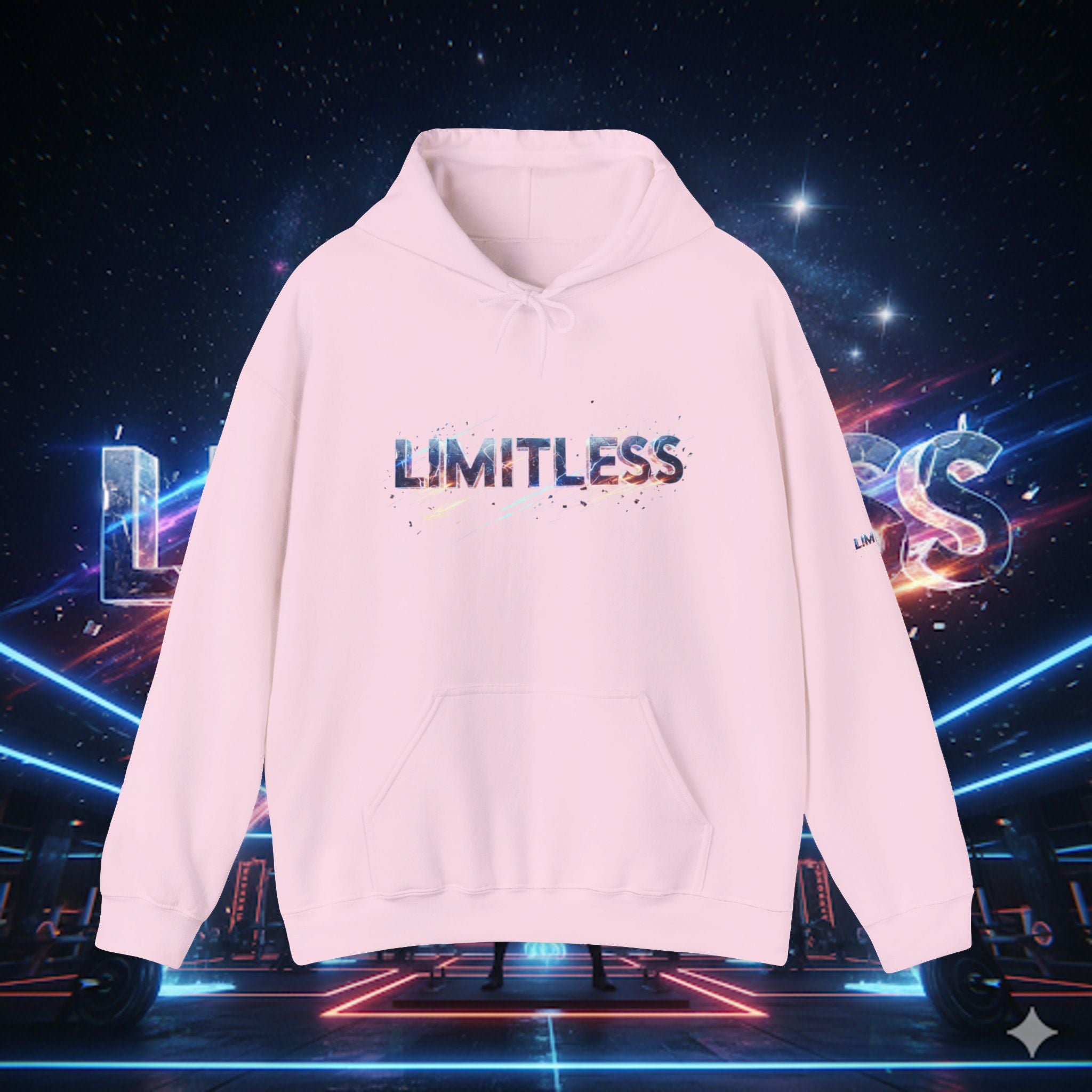 “Limitless” Unisex Hooded Sweatshirt