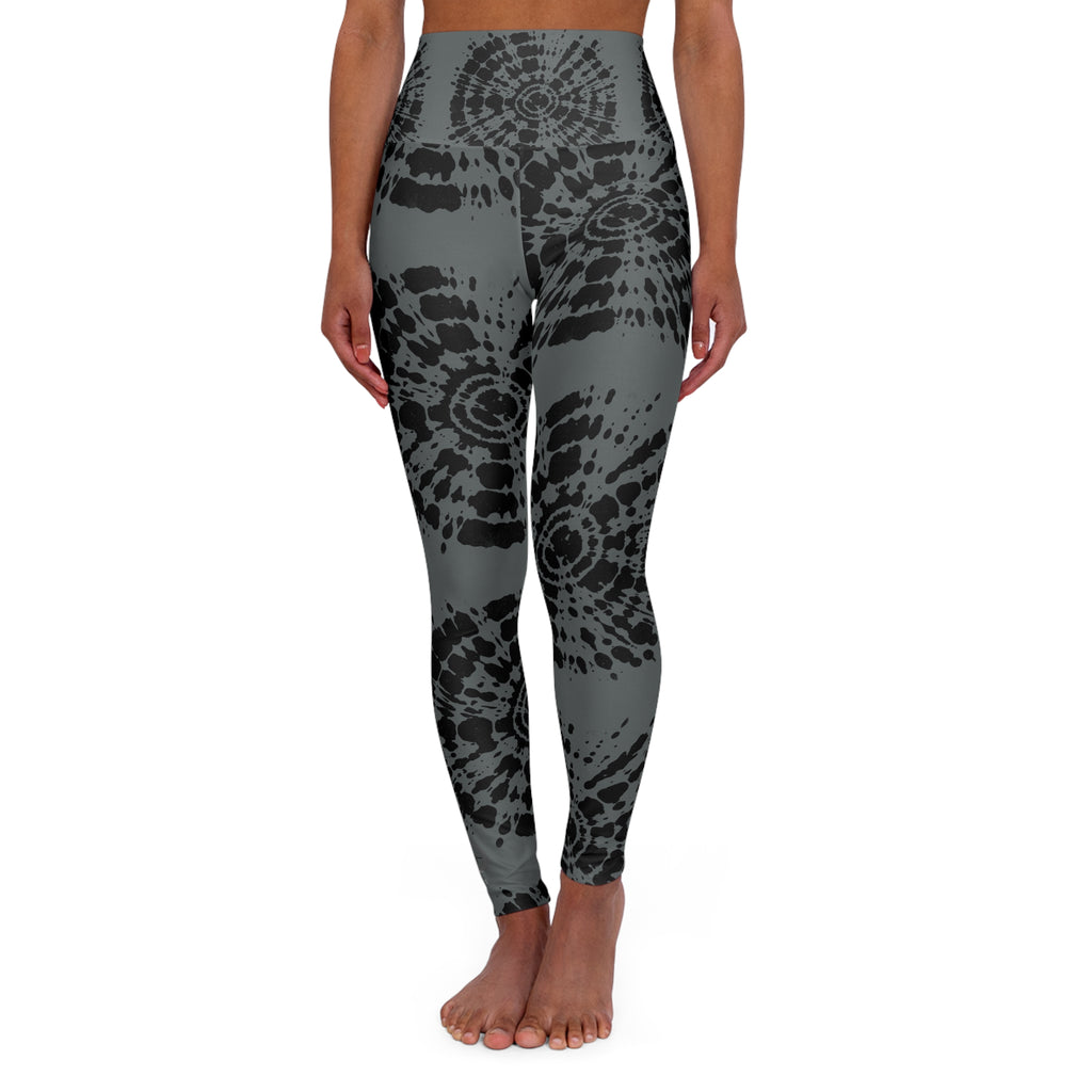 “Limitless” High Waisted Leggings (Gray Tie Dye)