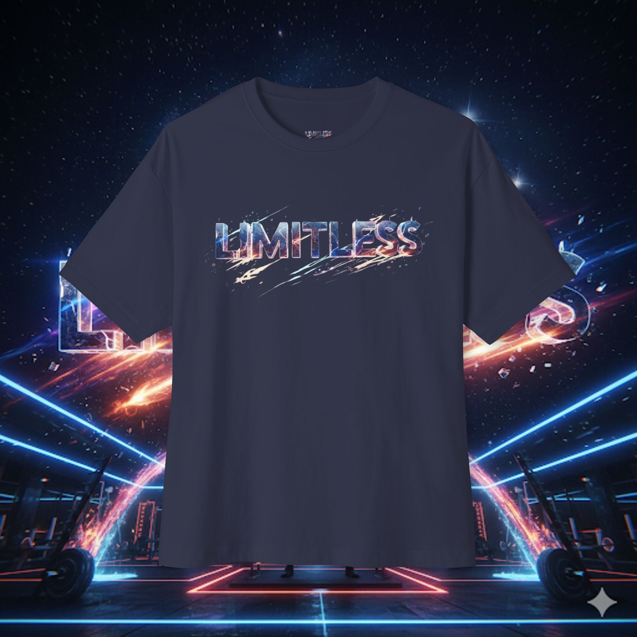 “Limitless” Unisex Oversized Boxy Tee