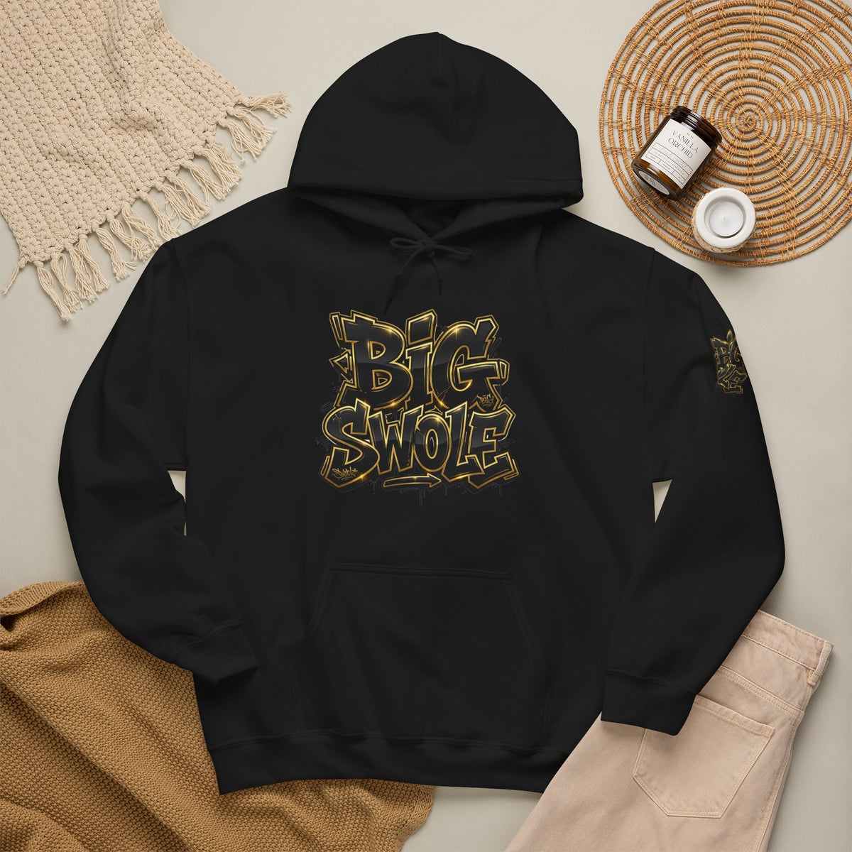 “Big Swole” Unisex Hooded Sweatshirt