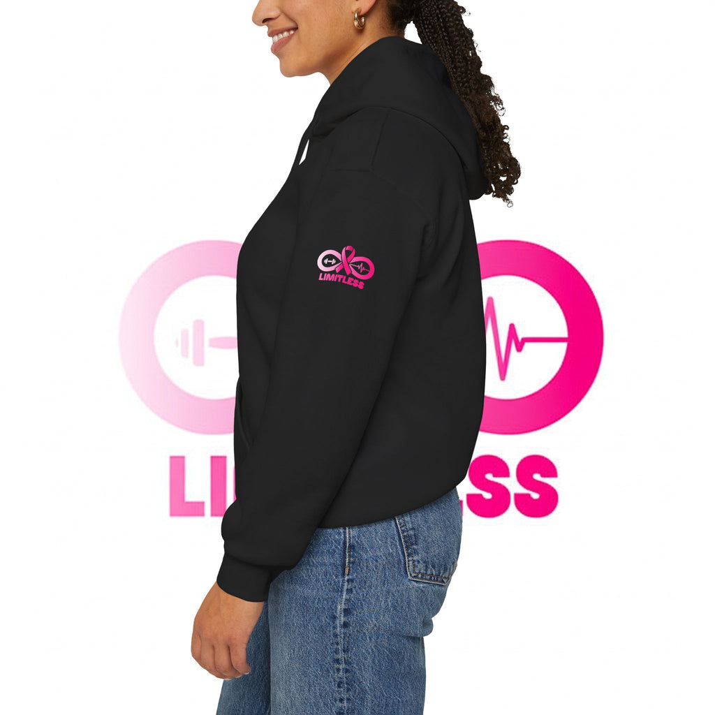 “Limitless” Breast Cancer Awareness Unisex Hooded Sweatshirt