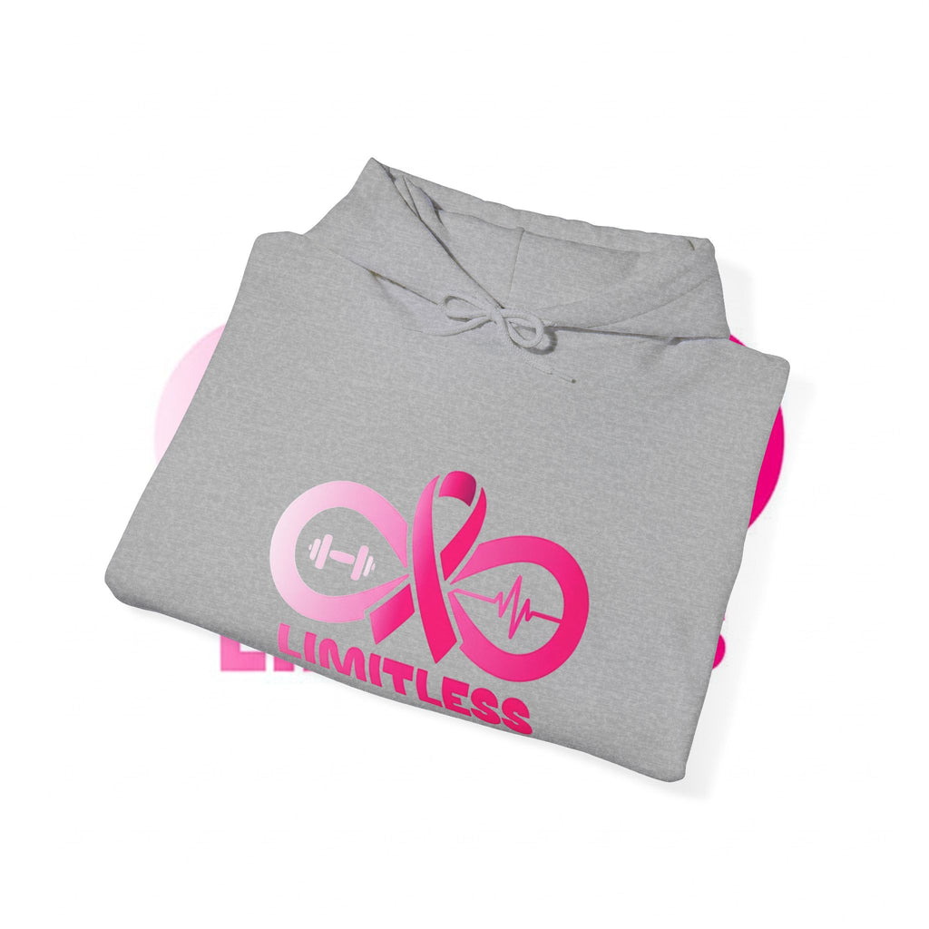 “Limitless” Breast Cancer Awareness Unisex Hooded Sweatshirt