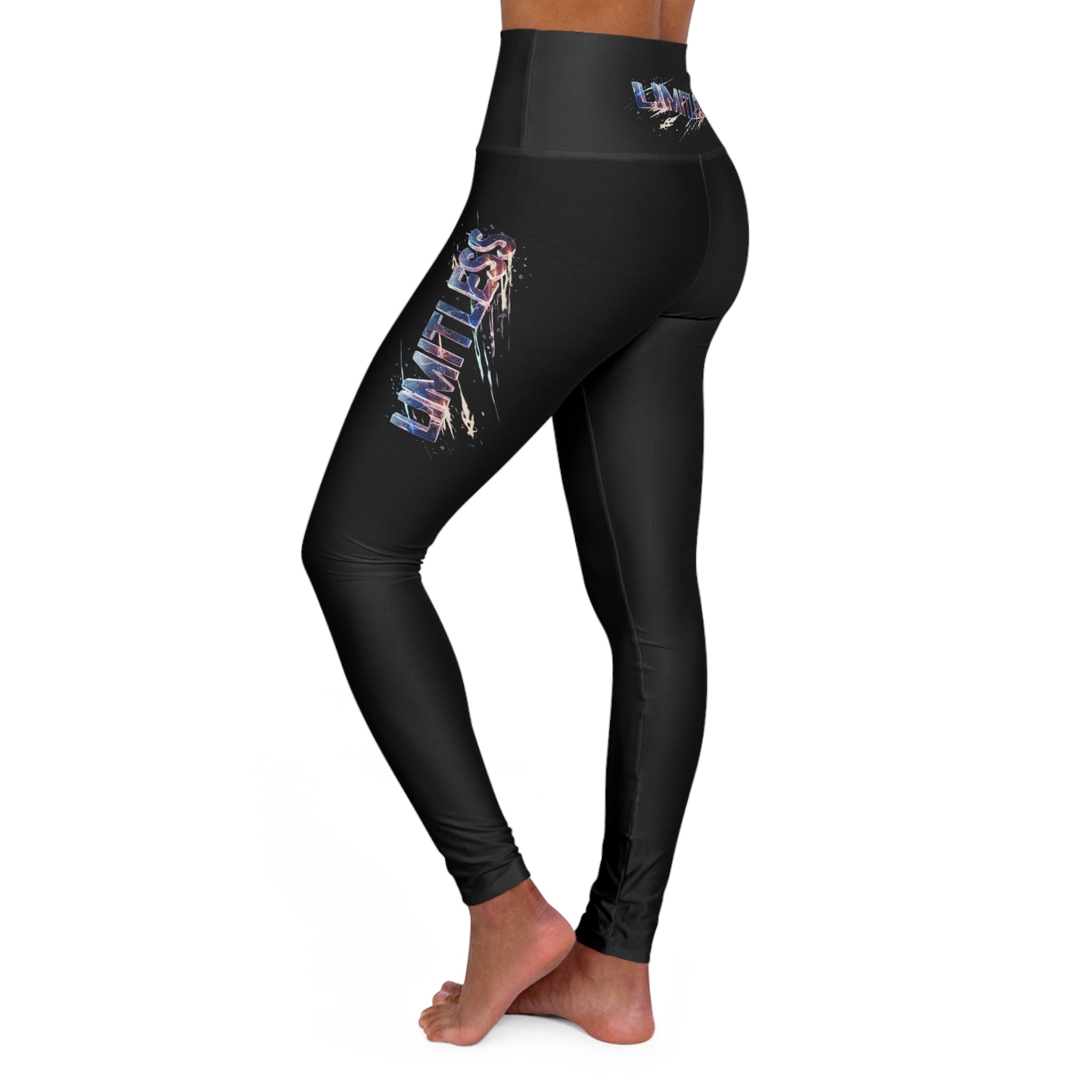 “Limitless” High-Waisted Leggings (Black)
