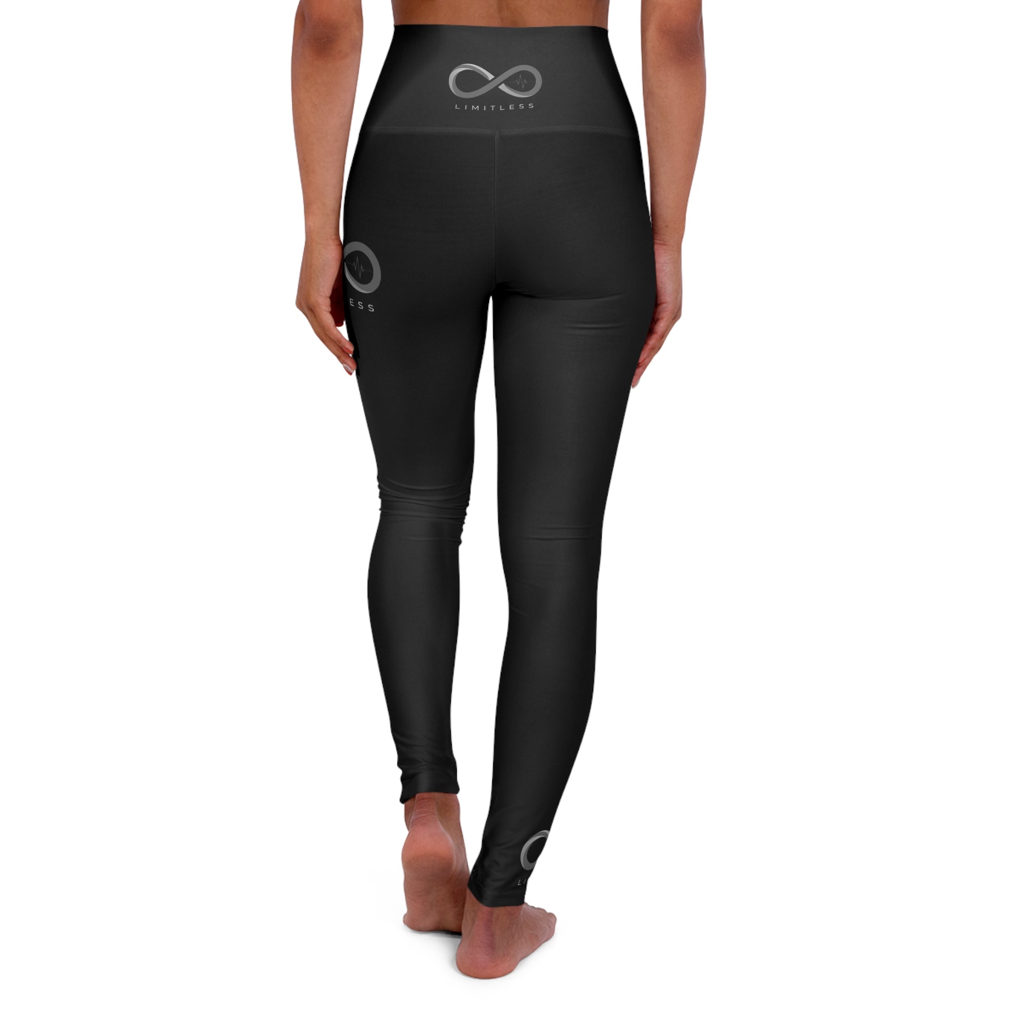 “Limitless” High-Waisted Leggings (Black)